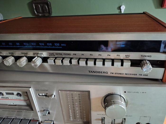 Tandberg TR-200 Stereo Receiver Amplifier. Vintage