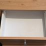 3 drawer bedside locker pine effect Image 5