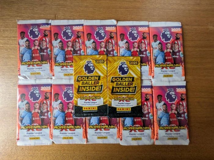 Panini Adrenalyn XL 25 x10 Packets & x2 Golden Ballers Cole Palmer Phil Foden