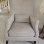Modern High-Back Wingback Armchair Image 2