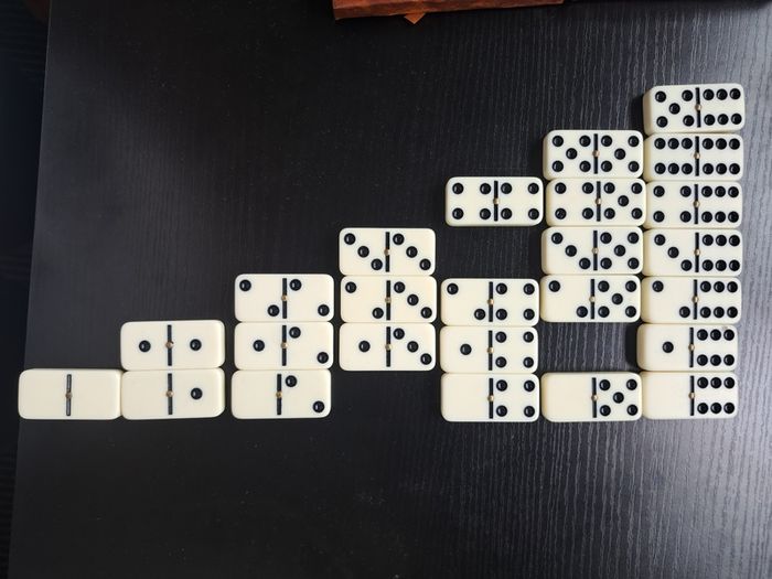 Vintage Dominoes Set