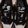 Black/White Nike Dunks UK 5 Image 4