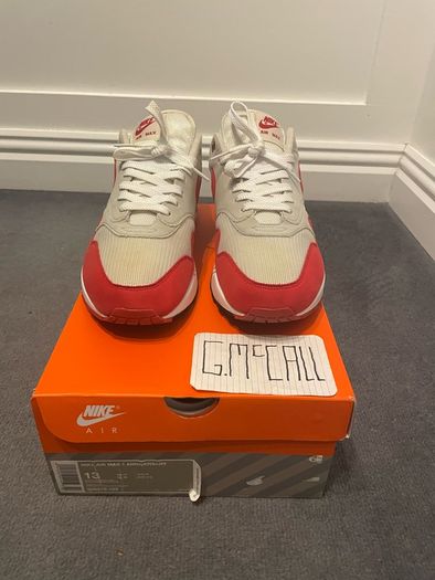 Air Max 1 Anniversary Red - 12uk