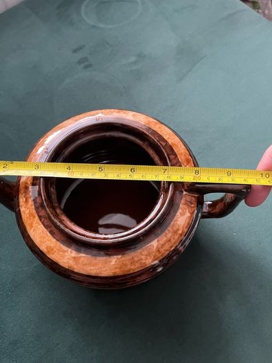Large vintage retro teapot