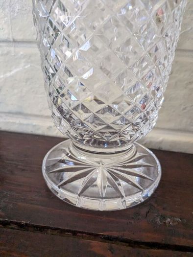 Waterford crystal rare flower shape vase