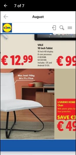 Lidl Livarno Chair