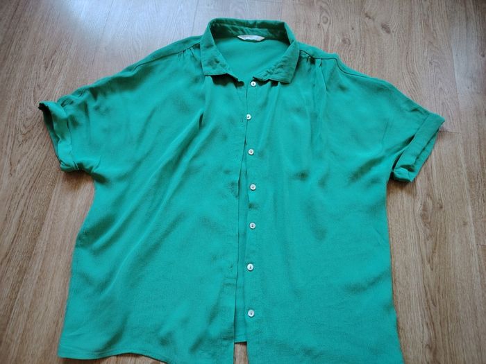 WoolOvers Green Shirt   Size 12
