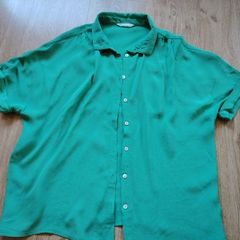WoolOvers Green Shirt   Size 12