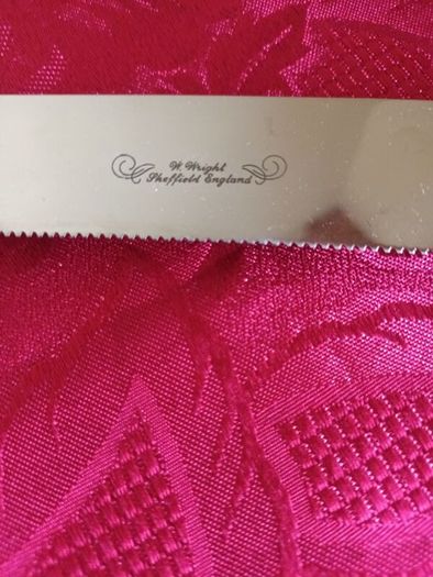 Silver Plated 'King's Pattern Handle Cake/Bread Knife
