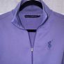 Ralph Lauren Golf Lavender Quarter Zip Sweatshirt/Pullover. Womens/Unisex Preppy Quarter Zip Size XL Image 2