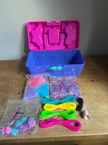 Craft Supplies and Box