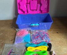 Craft Supplies and Box