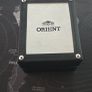 Orient Bambino Open Heart Blue Leather Dress Watch Image 3