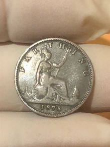 1878 Farthing Victoria