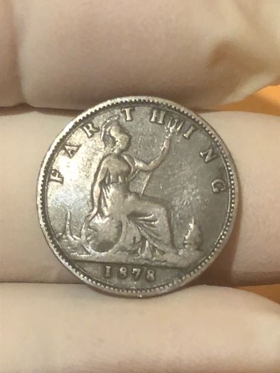 1878 Farthing Victoria