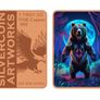 1 Troy Oz Copper Art Bar Fantasy Animals Series Image 2