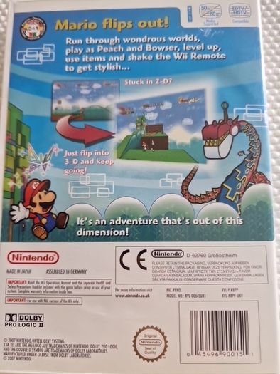 Super Paper Mario Nintendo Wii Games Original