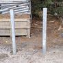 Galvanized steel pole posts fence tubular steel sign Image 6