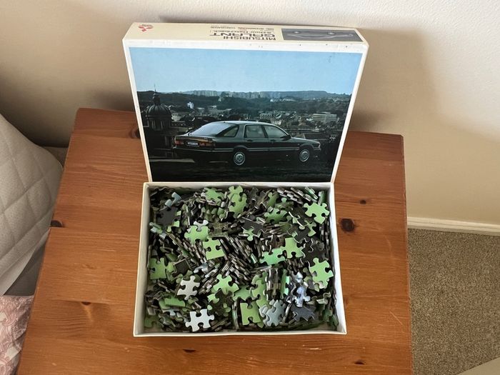 Mitsubishi Galant Promotional Jigsaw Game retro collectable