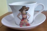 Paul Costelloe Mug and Saucer