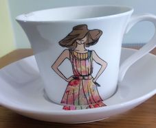 Paul Costelloe Mug and Saucer