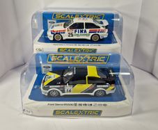 Scalextric Ford Sierra Twin Pack ( slot car  classic touring btcc saloon )