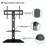 TV unit tempered glass (55x96x45 h/w/d) & swivel stand Image 8