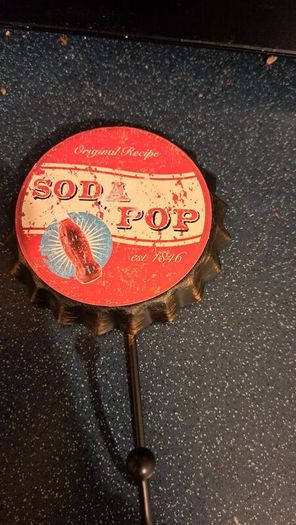 original recipe soda pop coat hanger