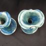 O Riain (John Ryan Cramics) handcrafted short candlesticks Image 6
