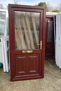 Great Quality Brown PVC Single Door