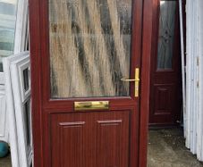 Great Quality Brown PVC Single Door