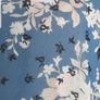 Zara floral midi dress blue and white S Image 6