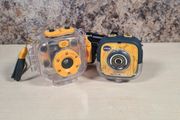 Vtech Kiddiezoom Action Cam Camera Waterproof With Bike Bracket And Dash Mount