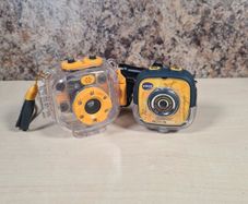 Vtech Kiddiezoom Action Cam Camera Waterproof With Bike Bracket And Dash Mount