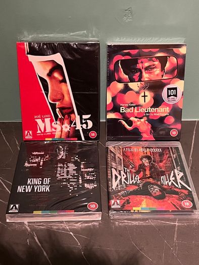 4 Abel Ferrara Limited Edition/Special Edition 4K/Blu Ray - New Mint