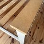 White King Size Wooden Bed Frame Image 2