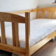 wooden kids bed