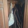 Old vintage pine wardrobe Image 6