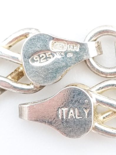 Signed Italian Sterling Silver Bracelet