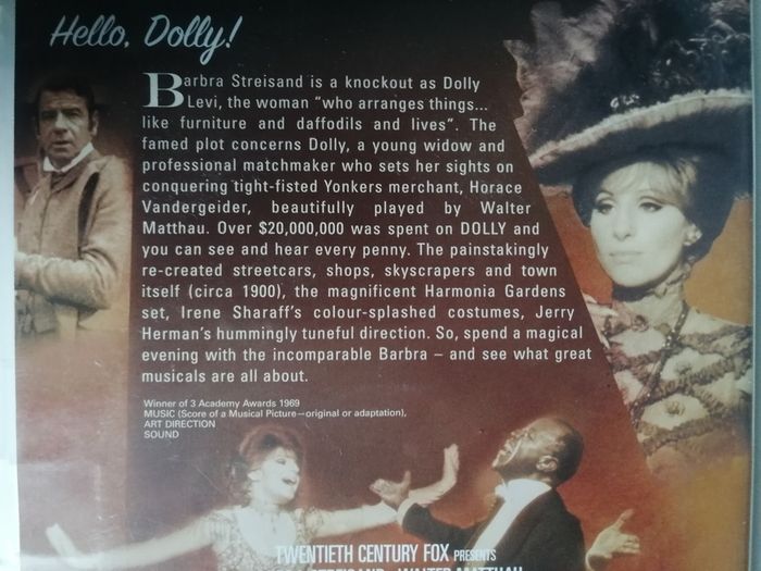 Hello, Dolly!  (Gene Kelly Film) [1969] Barbra Streisand, Walter Matthau, Michael Crawford & Louis Armstrong [Movie DVD] Academy Award Winner