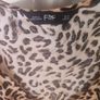 Brand new F&F V-neck leopard print viscose dress size UK14 EU42 Postage included Image 2