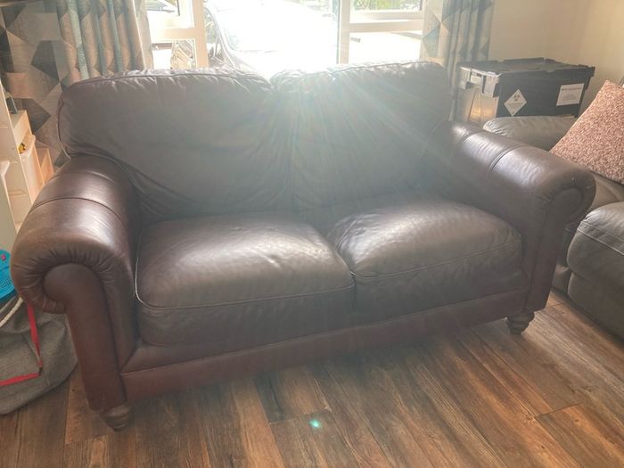Quality  Italian Natuzzi" leather sofa