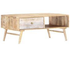 Coffee Table 88x60x40 cm Solid Mango Wood