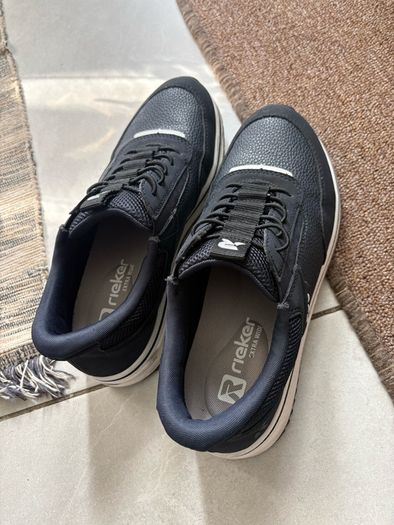 Rieker L5850-14 Navy & White H Fit Sneakers Size 8