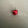 Retired Pandora Disney Snow White Red Apple Charm Image 2