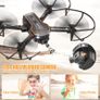 Q10 Mini Drone with Camera for Kids and Adults, 720P HD FPV Foldable Quadcopter with Gravity Sensor Mode, Headless Mode, 3D Flips, Voice and Gesture Control, Kids Gift Toys for Boys Girls Image 2