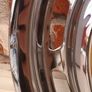 hubcaps wheel covers trims mercedes vintage chrome 14" Image 9