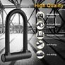 U-Lock for Bicycles, DINOKA U Bicycle Lock + Steel Cable Lock with Holder, 2-in-1 Bicycle Locker, U Lock, Flexible Steel Cable Image 7