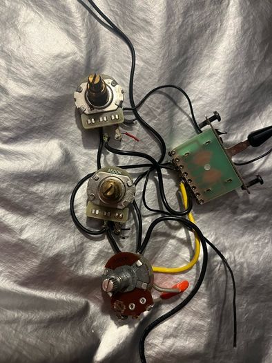 Jackson esp fender 3 way switch Wiring Harness humbucker 2 volume tone 3 way switch electric guitar parts accessories