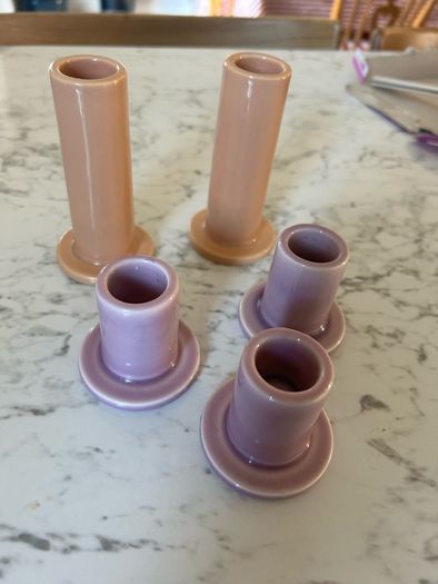 HAY candlesticks X5